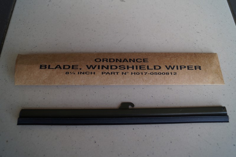 Willys MB GPW Jeep Ruitenwisser Blad Nieuw Nekaf Jeep & Ex Legervoertuigen Te Koop Nekaf